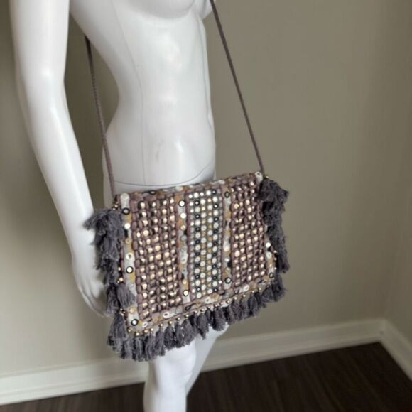 Anthropologie Boho Crossbody Bag - Picture 7 of 8